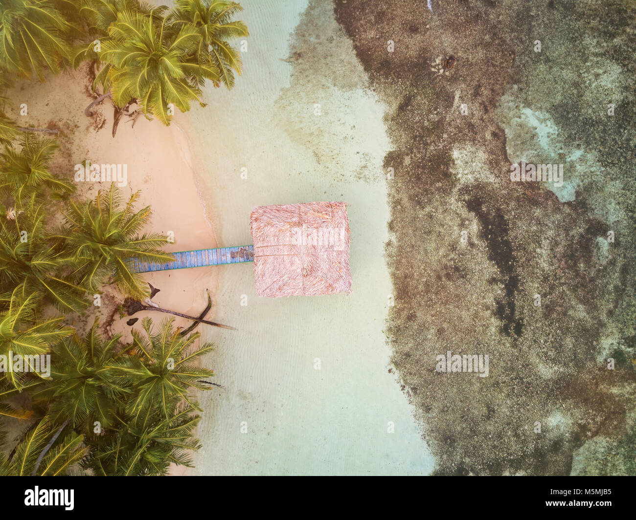 Drone travel idyllic lagoon beach hi-res stock photography and images ...