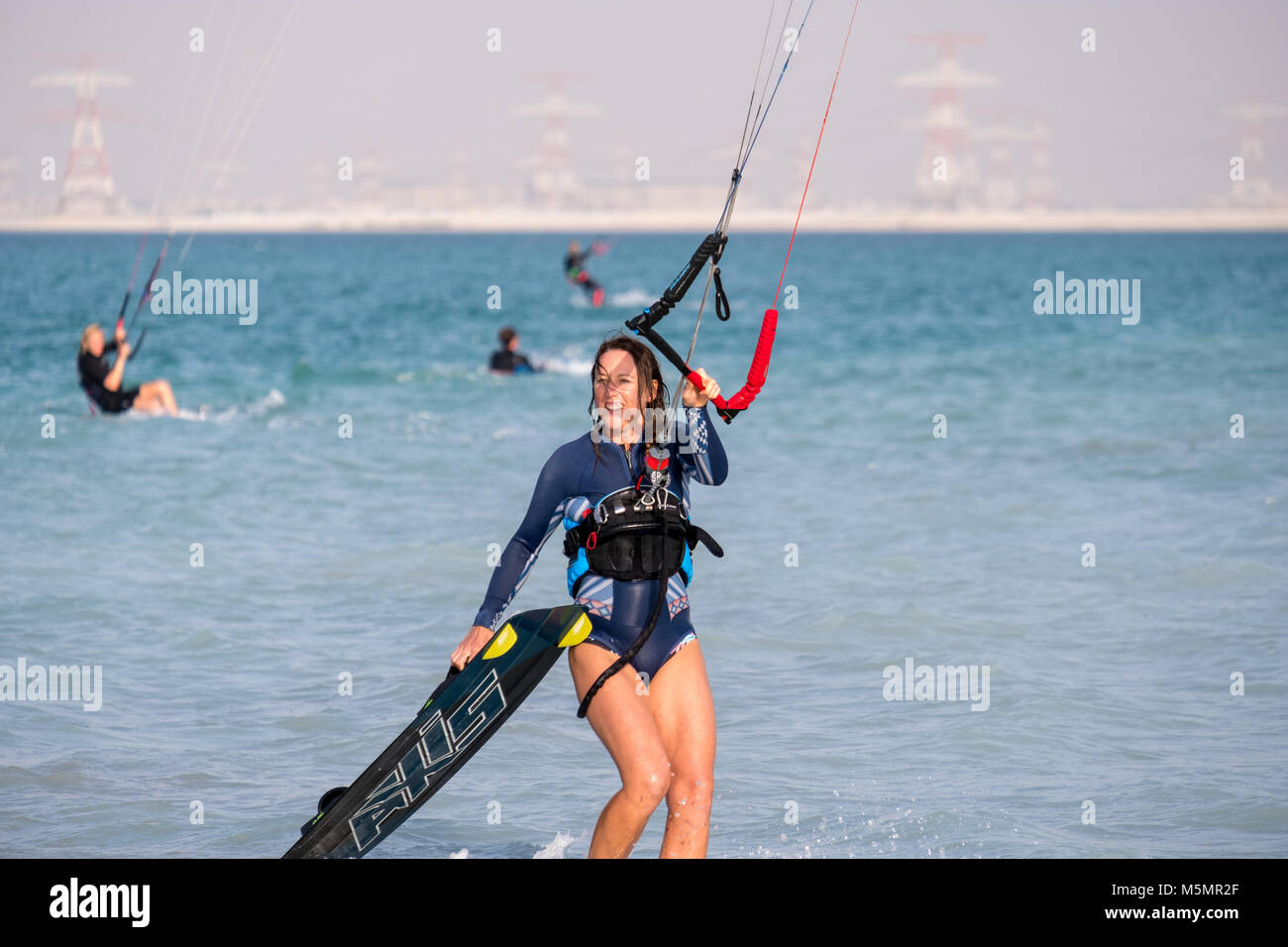 Kitesurfing is an emerging watersports in Middle East, especially at