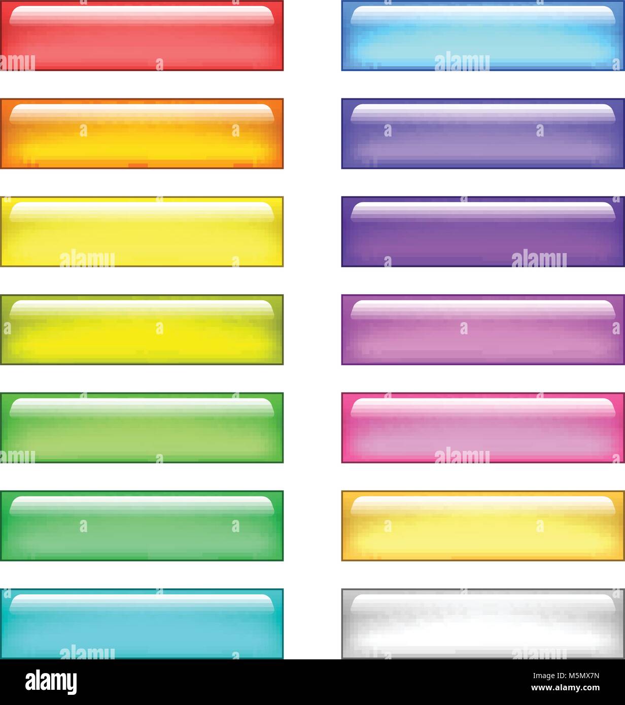 vector web buttons set Stock Vector Image & Art - Alamy