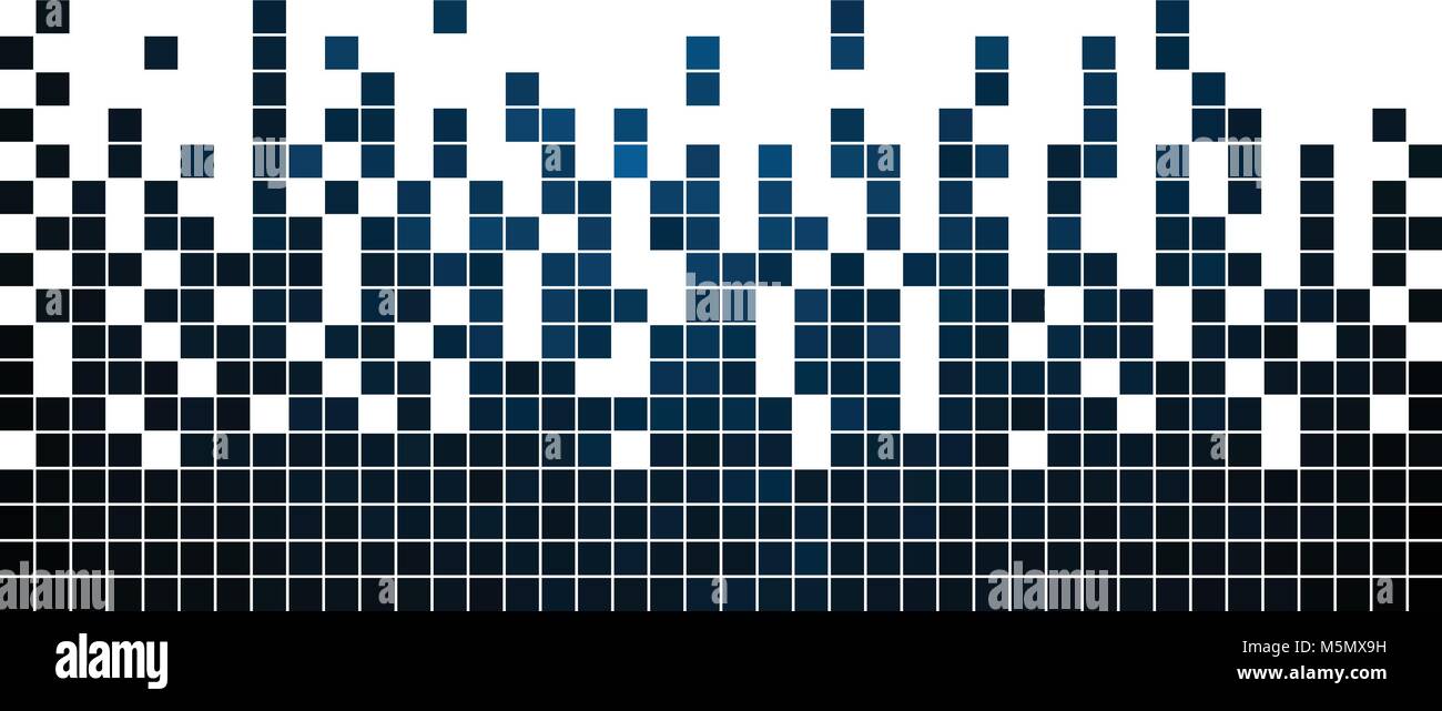 abstract vector square pixel mosaic background Stock Vector Image & Art ...