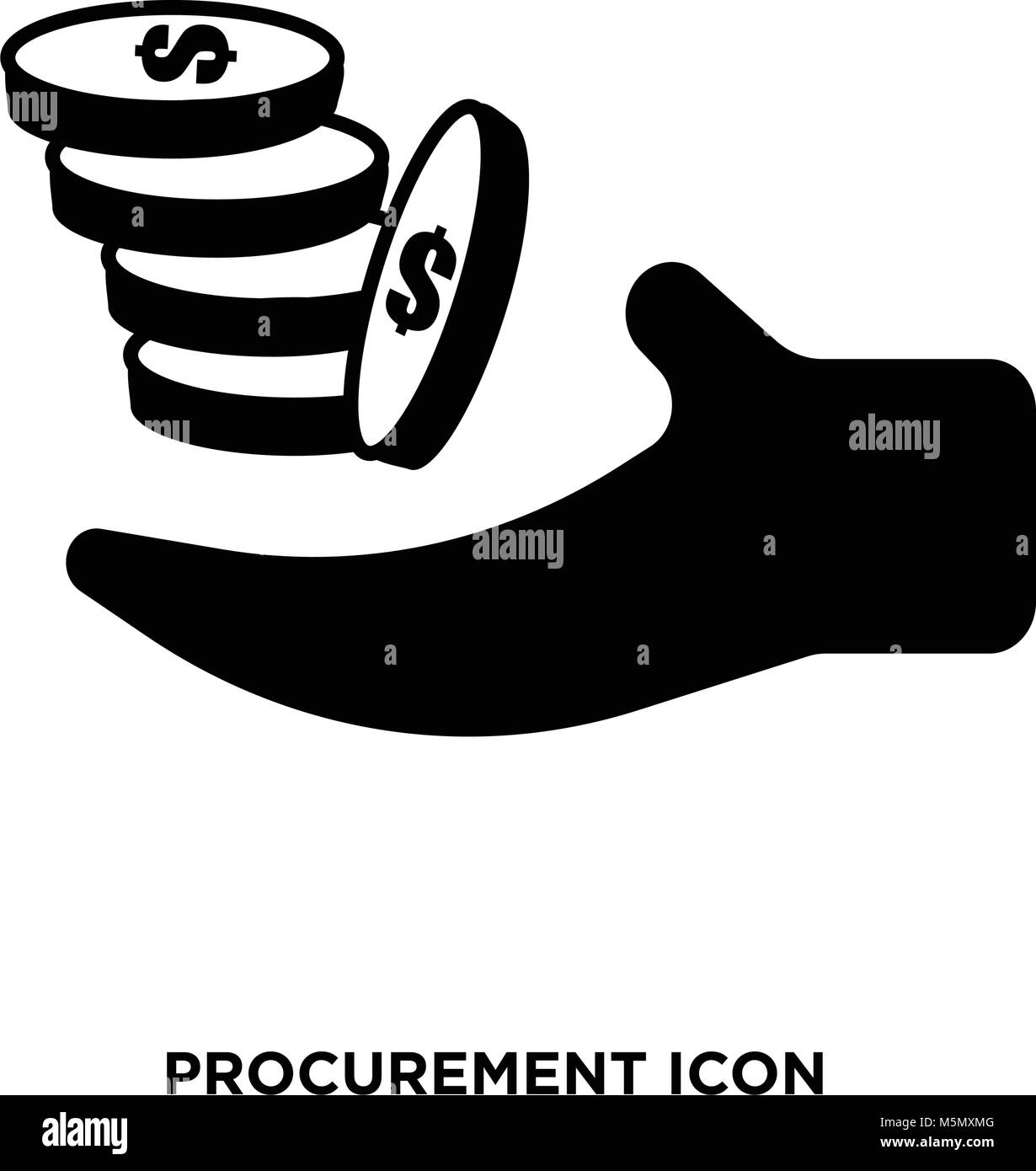 procurement icon vector Stock Vector