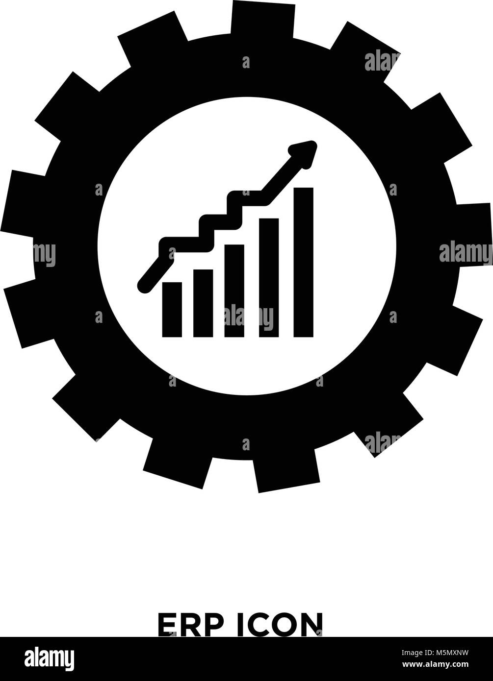 erp icon vector Stock Vector