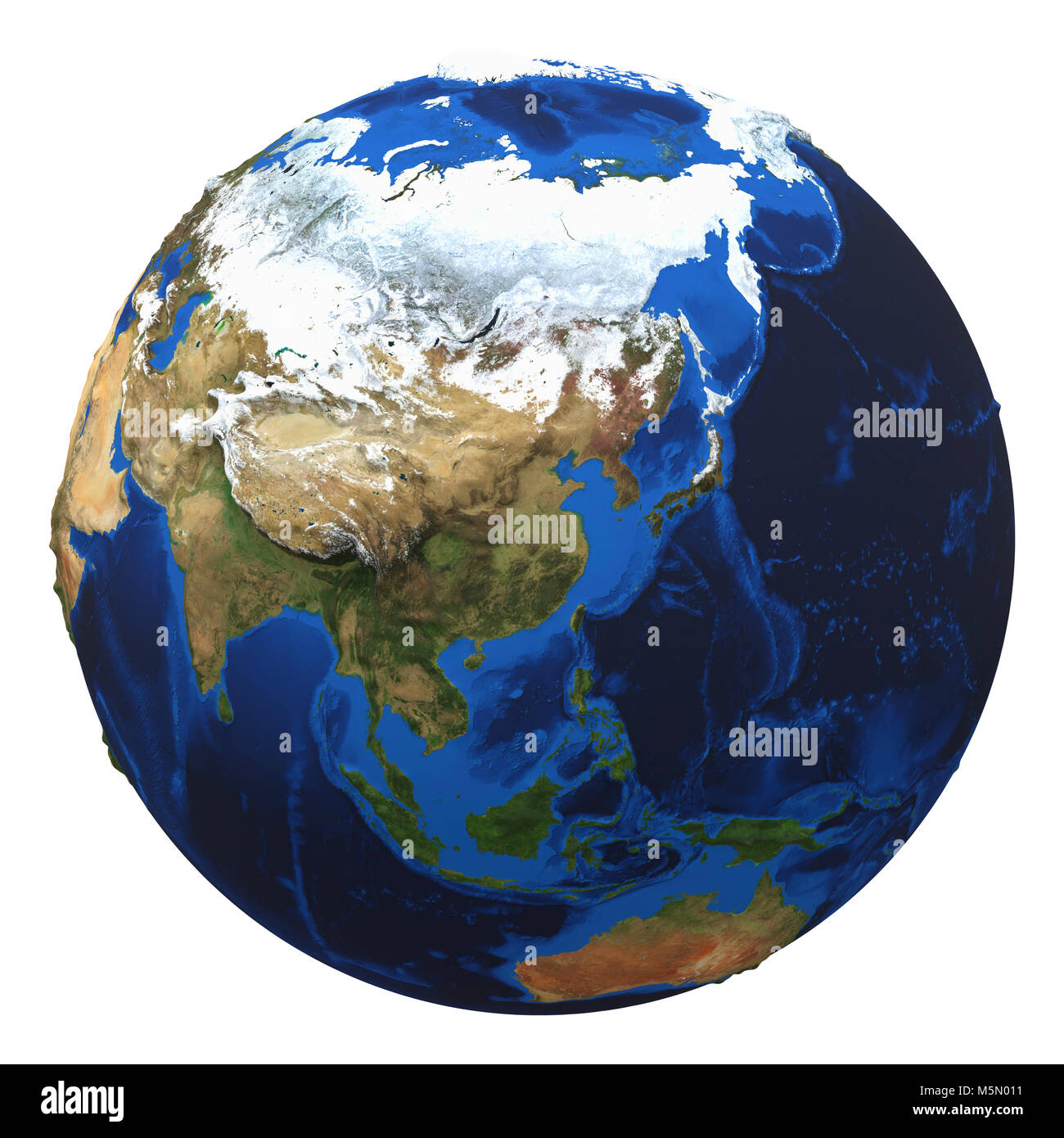 Earth globe isolated on white background Stock Photo - Alamy