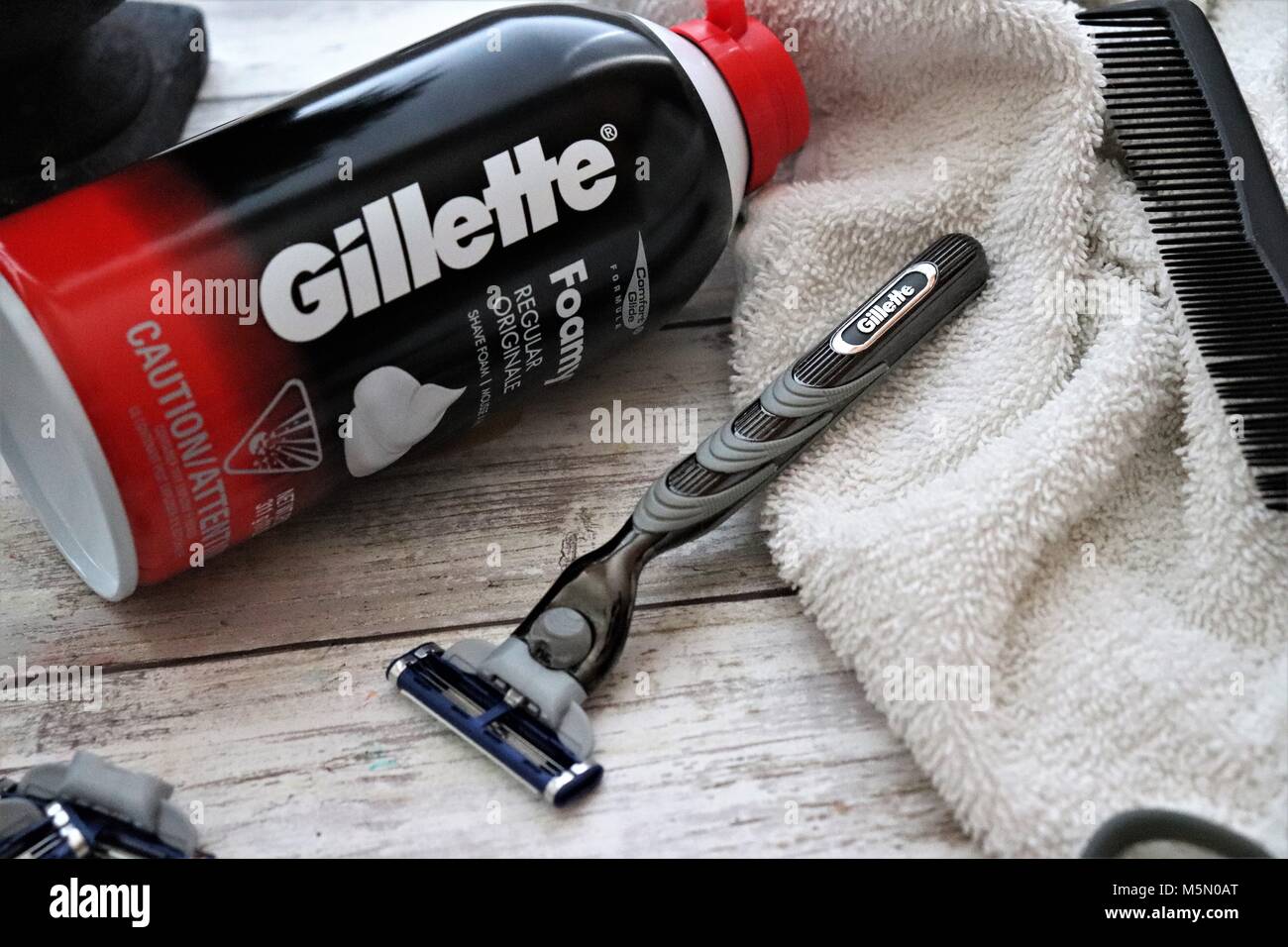 Gillette para hombres Fotografía de stock - Alamy