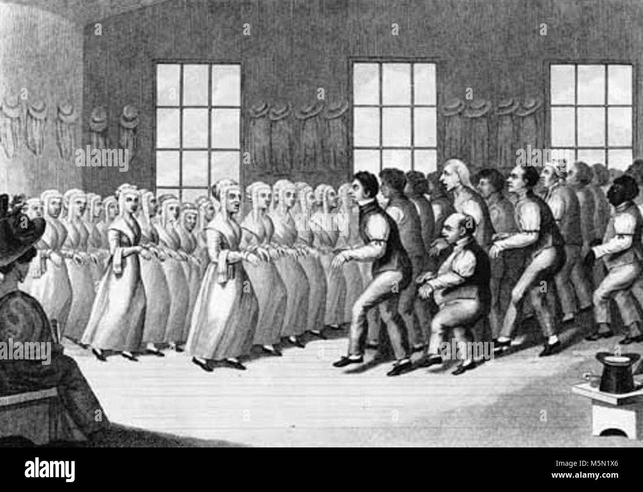 Shakers during worship Stock Photo Alamy