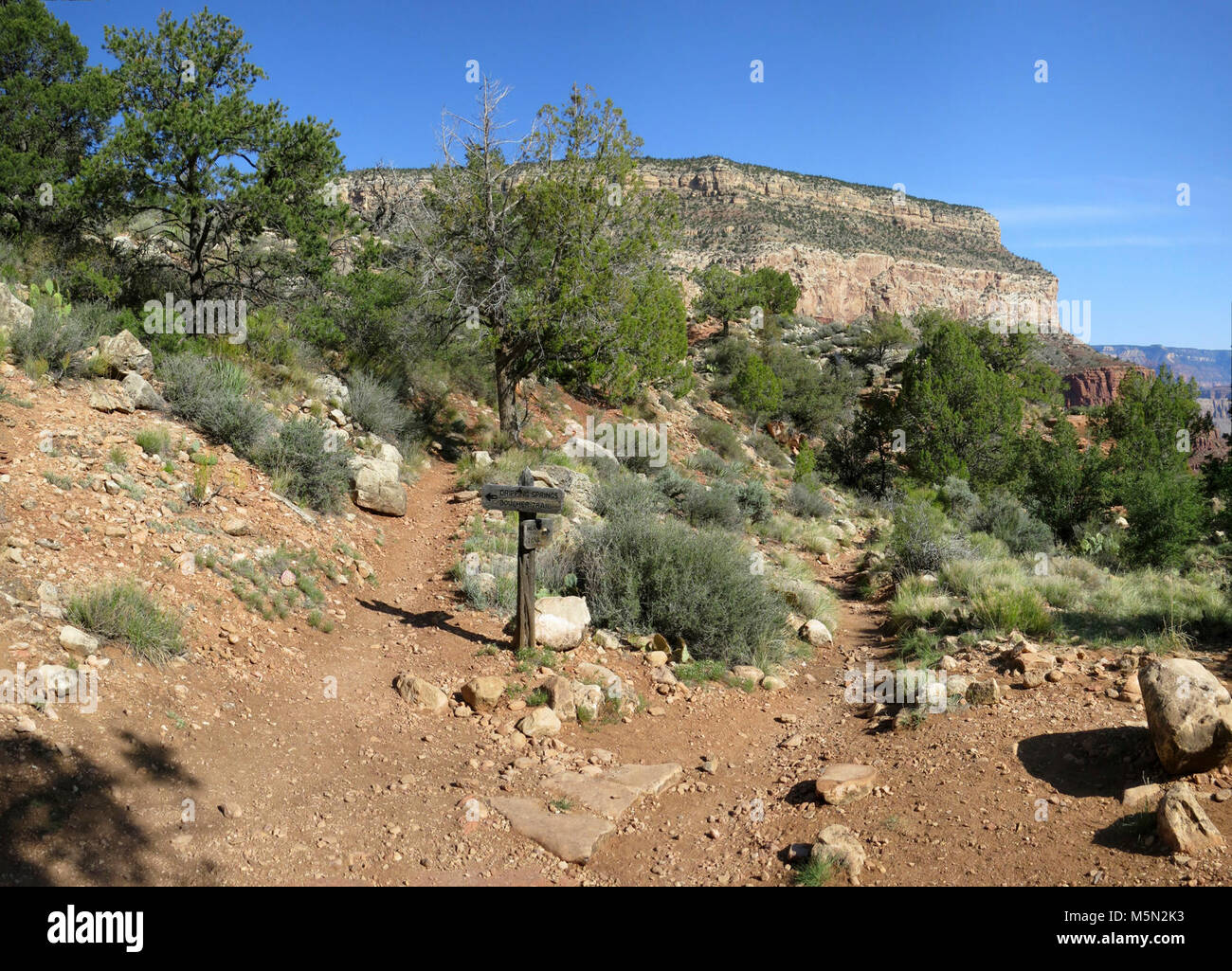 Grand Canyon National Park Hermit Trail Dripping Springs Junction . The ...