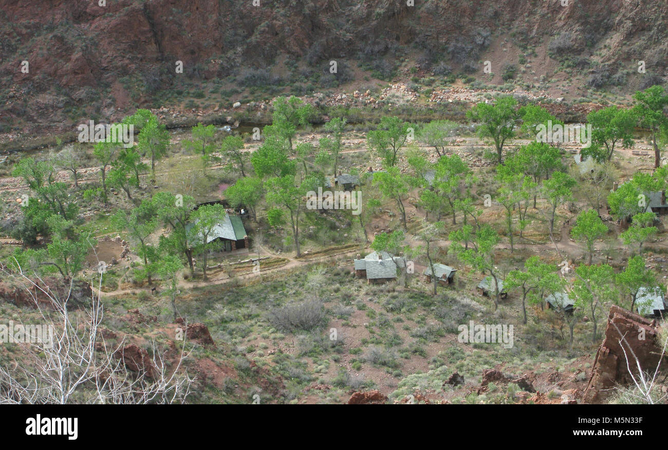 Grand Canyon Phantom Ranch . Phantom Ranch, at the bottom of the Grand ...