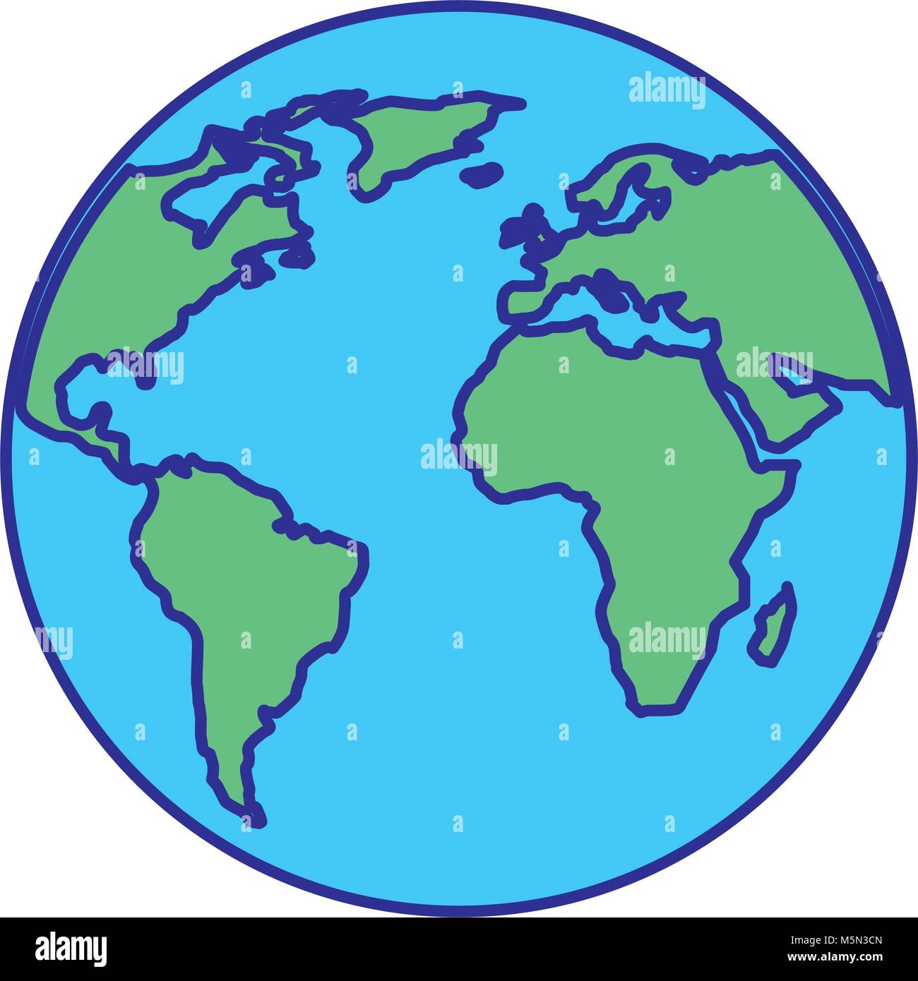 globe world earth planet map icon Stock Vector Image & Art - Alamy