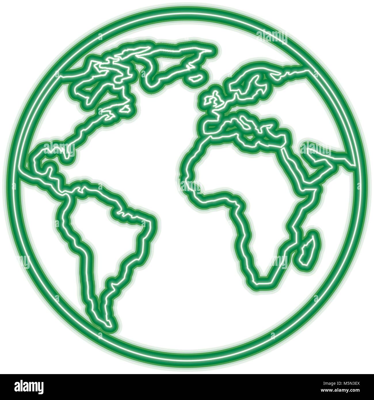 globe world earth planet map icon Stock Vector Image & Art - Alamy