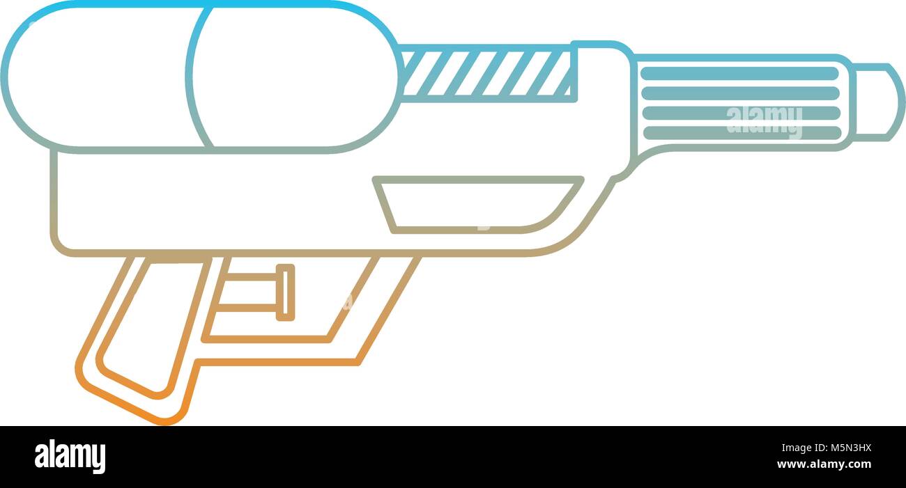 cartoon toy water gun icon for kids Stock Vector Image & Art - Alamy