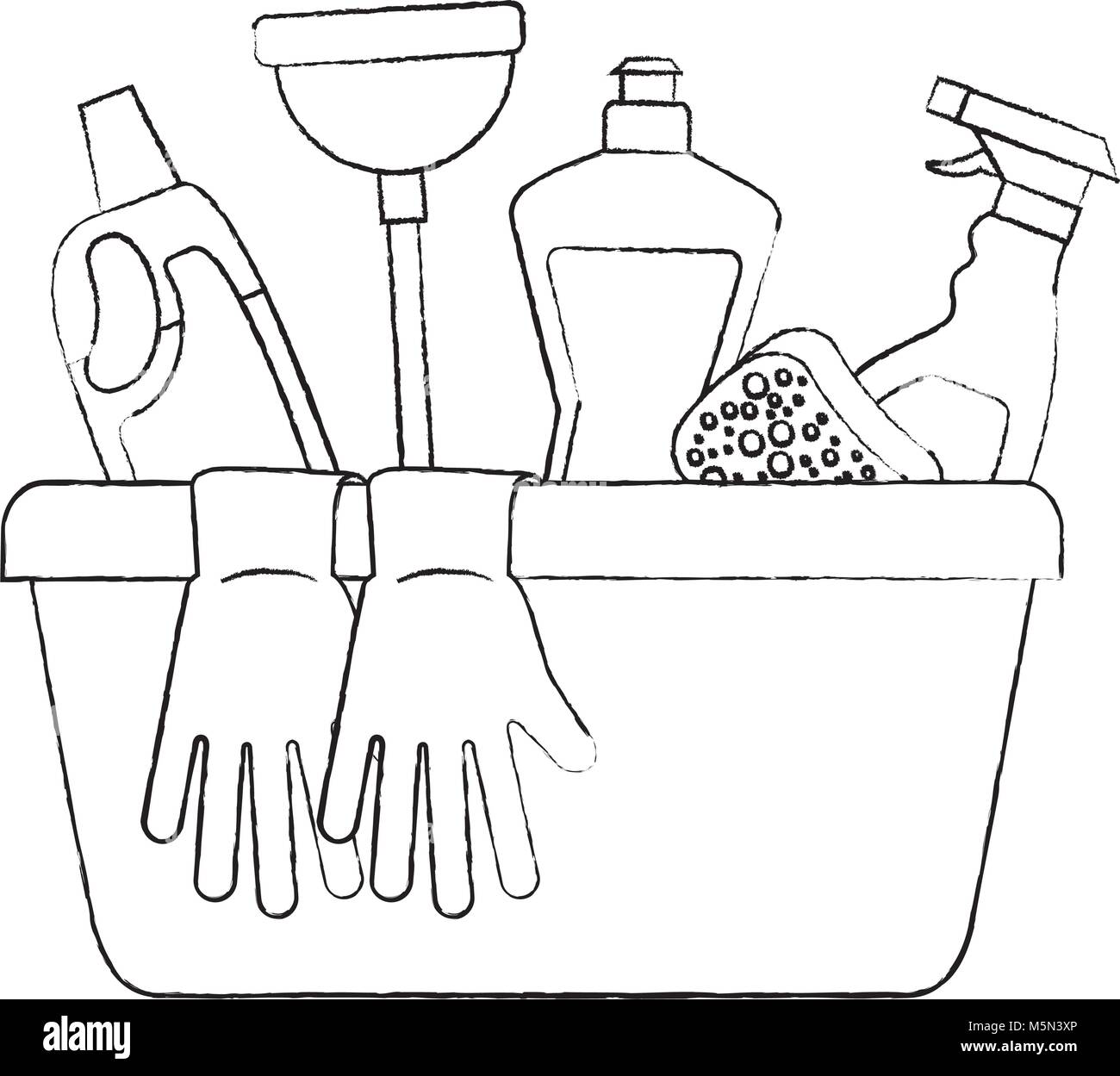 Cleaning spary Stock Vector Images Alamy