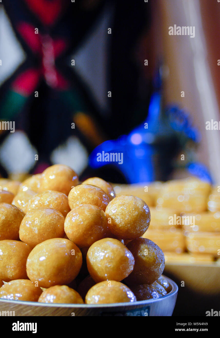 Luqaimat Awwama Or Luqmat Alqadi Different Names For This Arabic Sweets For Ramadan And Eid Stock Photo Alamy