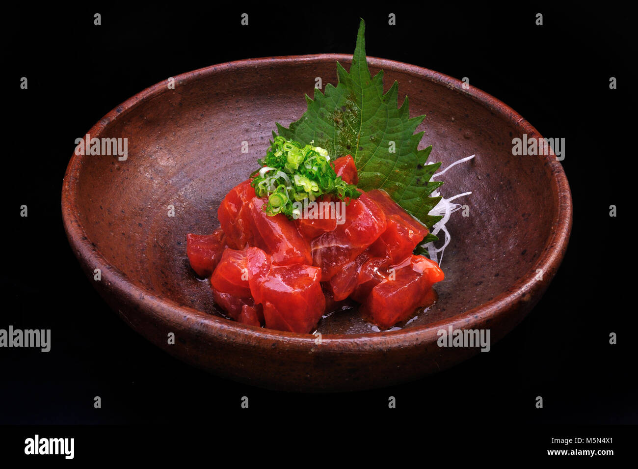 Japanese food ,Spicy Makuro,spicy Tuna Stock Photo Alamy