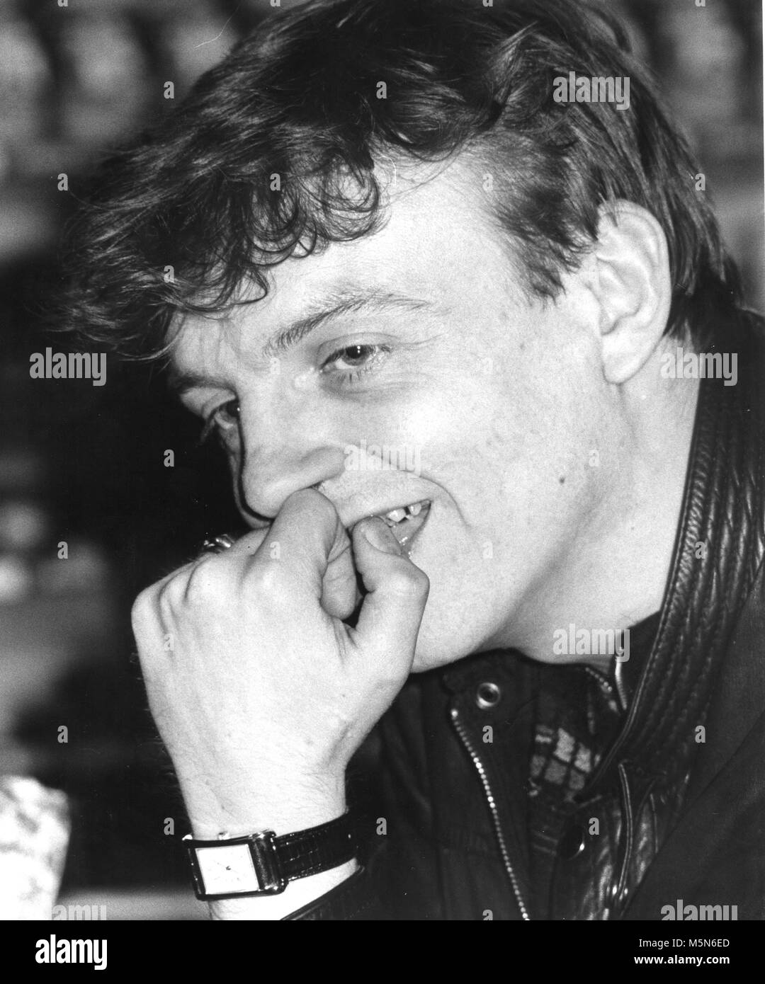 Mark E Smith of The Fall promoting their album 'The Frenz Experiment' at HMV Oxford St.  London, 1988   THE FALL SINGER MARK E. SMITH DEAD Influential British rocker MARK E. SMITH has died, aged 60. The Fall frontman died at his home in England on Wednesday morning (24Jan18), according to a statement from the band's manager Pam Van Damned, who also asked the media and fans to be respectful of his family's privacy. Smith had been been ill for quite some some time and The Fall were forced to cancel a number of shows recently. He performed at gigs in England late last year (17) from a wheelchair. Stock Photo