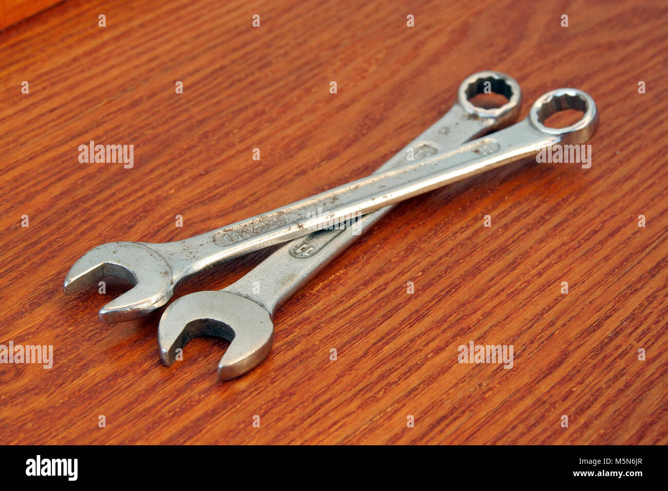 Metal key tool. Metal wrench tool. Steel key tool Stock Photo Alamy
