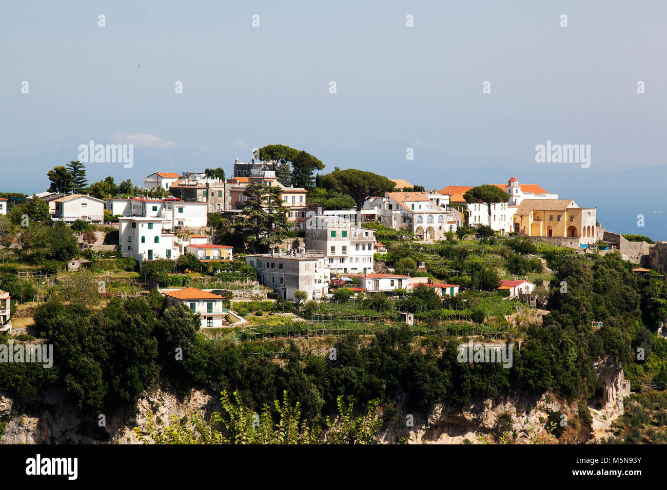 A beautiful town on the hill in Ravello, italy Stock Photo - Alamy