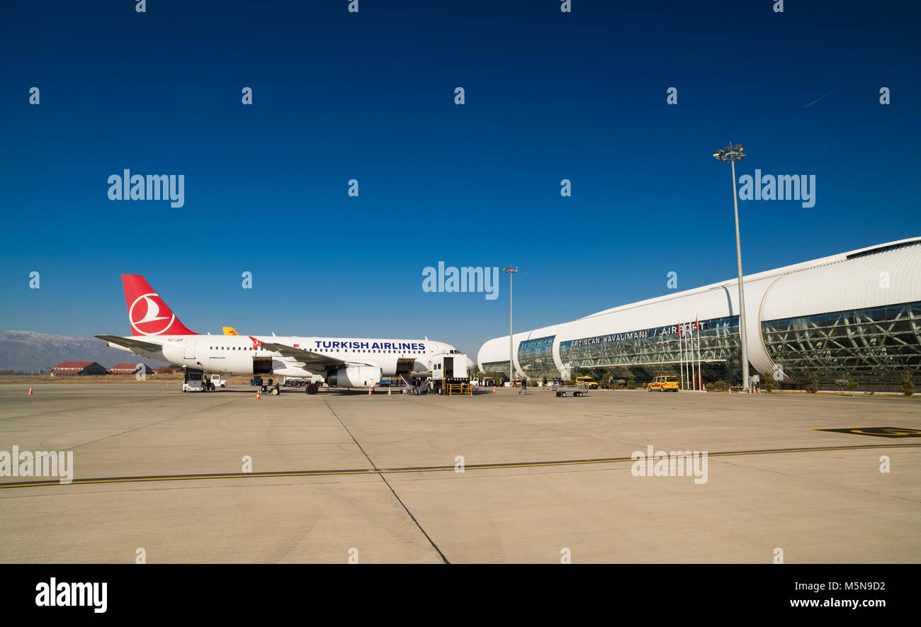 Erzincan Airport - Turkey Stock Photo