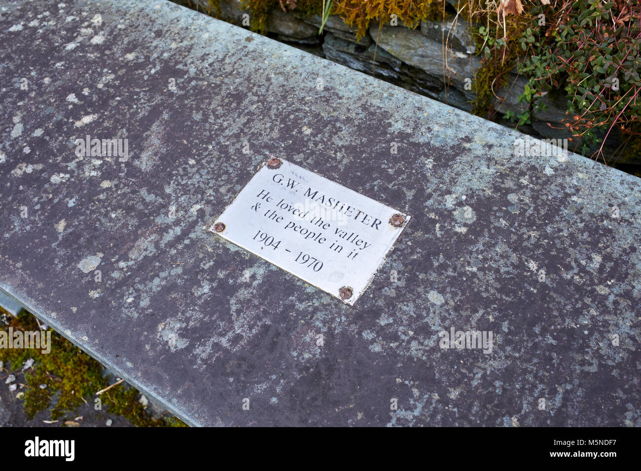 Stone Memorial Bench Stock Photos Stone Memorial Bench Stock