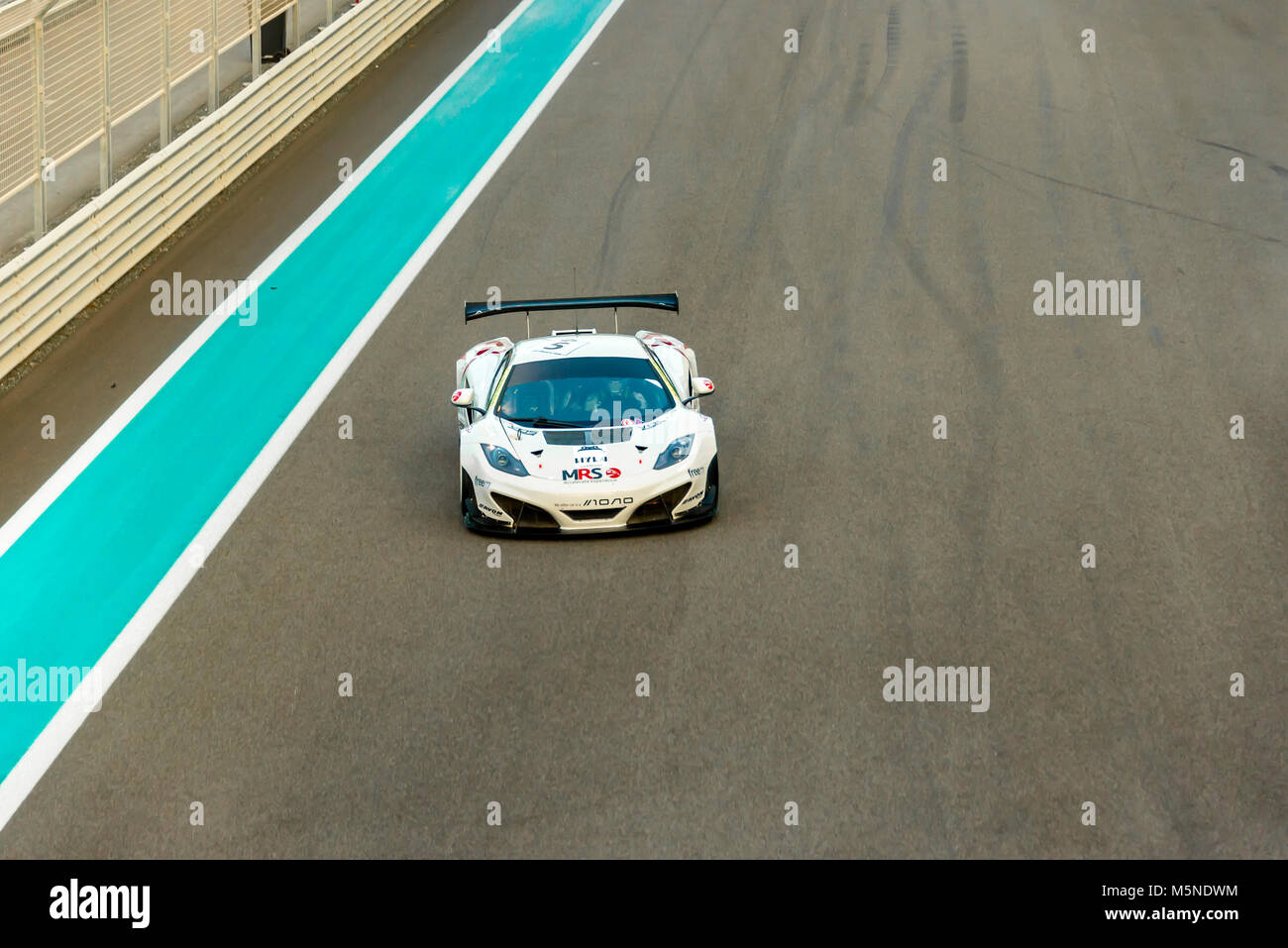 Yas Marina Racing Circuit Sports Car Stock Photo Alamy