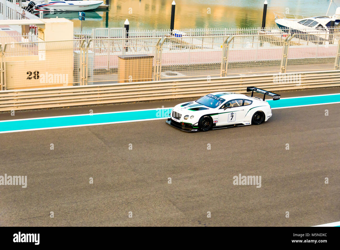 Yas Marina Racing Circuit Sports Car Stock Photo Alamy
