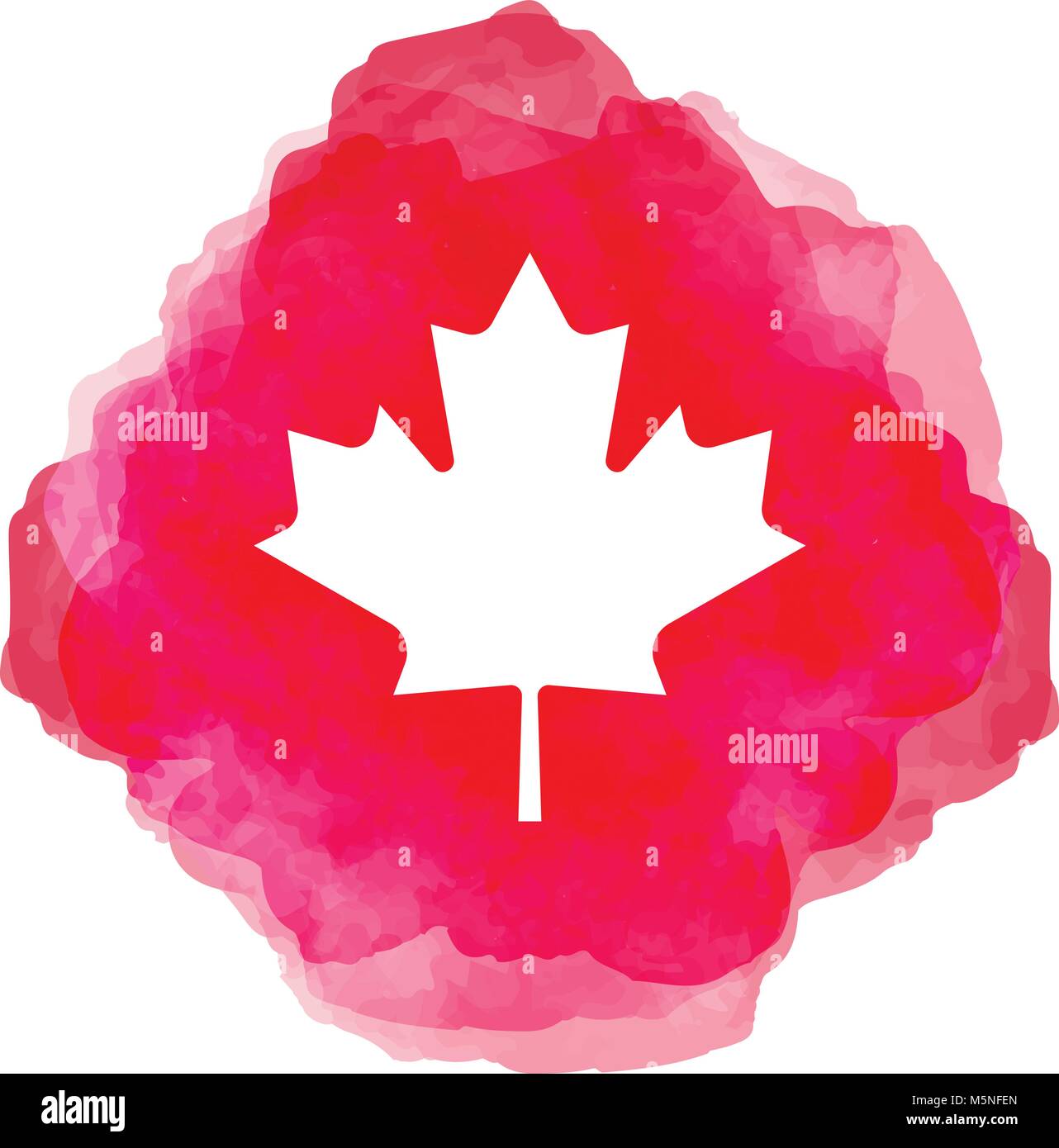 Maple leaf canada flag icon Stock Vector Image & Art - Alamy