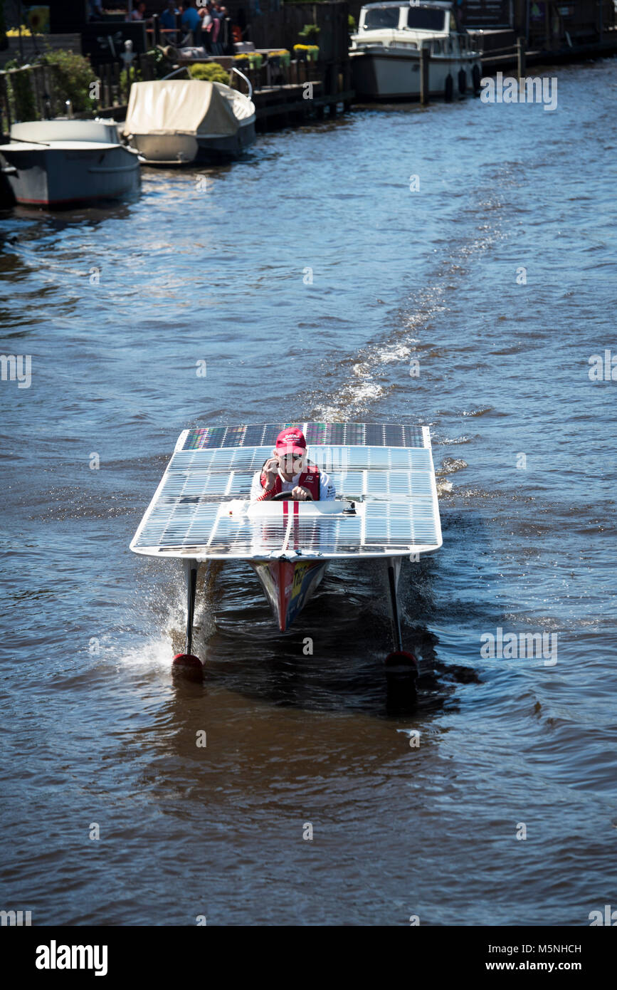 The Netherlands. Akkrum. 27-05-2017. Solar boat race Stock Photo - Alamy