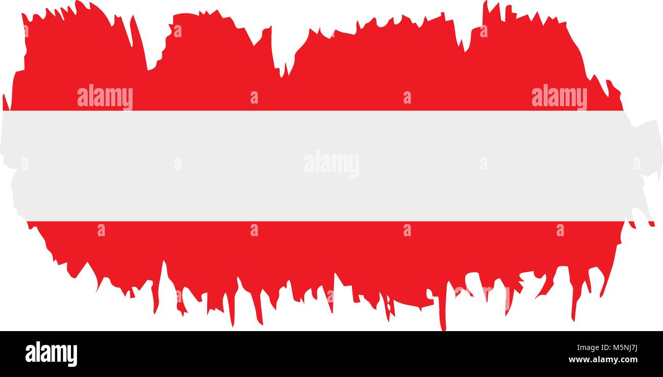 Austria flag, vector illustration Stock Vector Image & Art - Alamy
