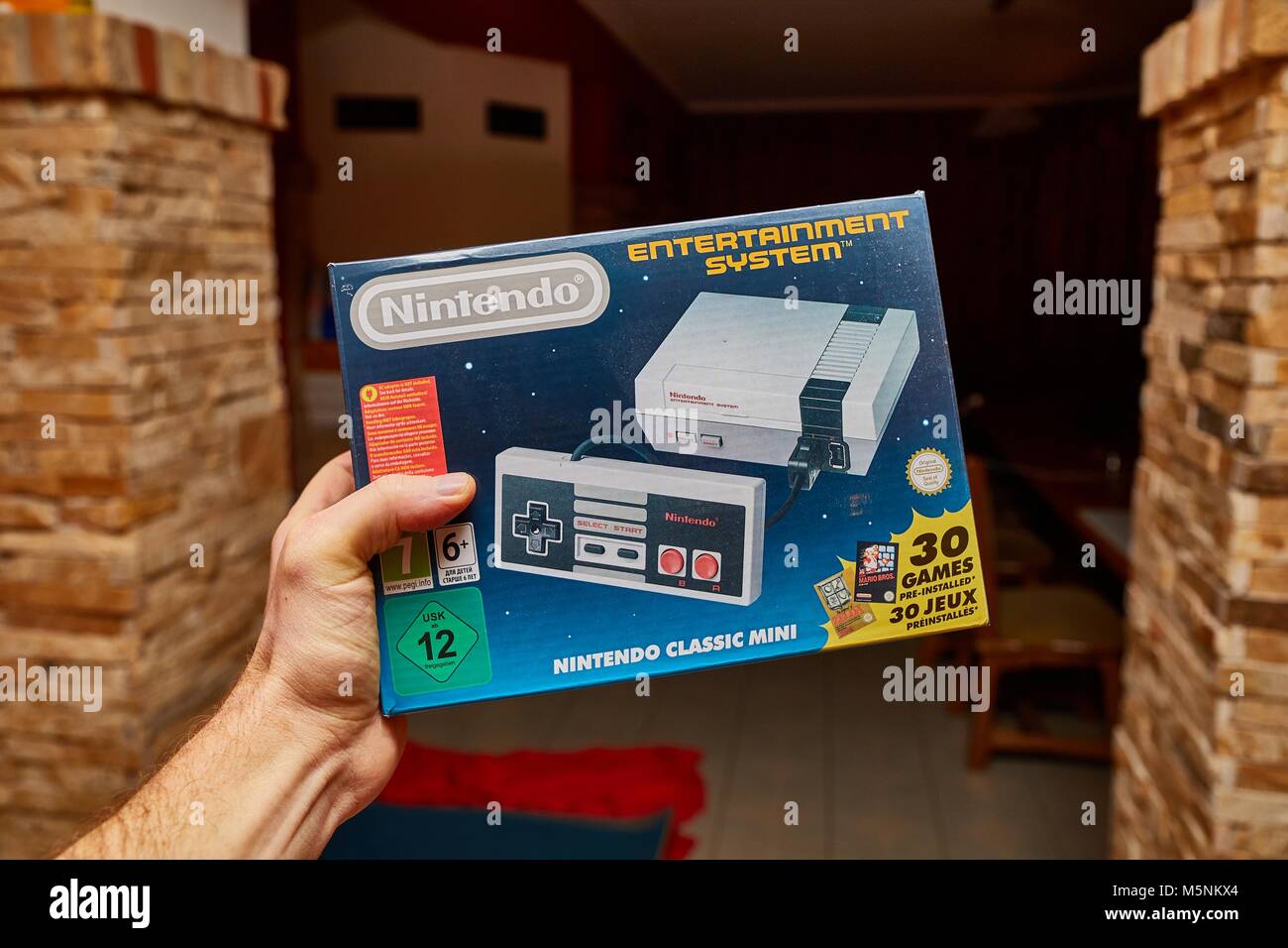 Nintengo NES classic edition Stock Photo