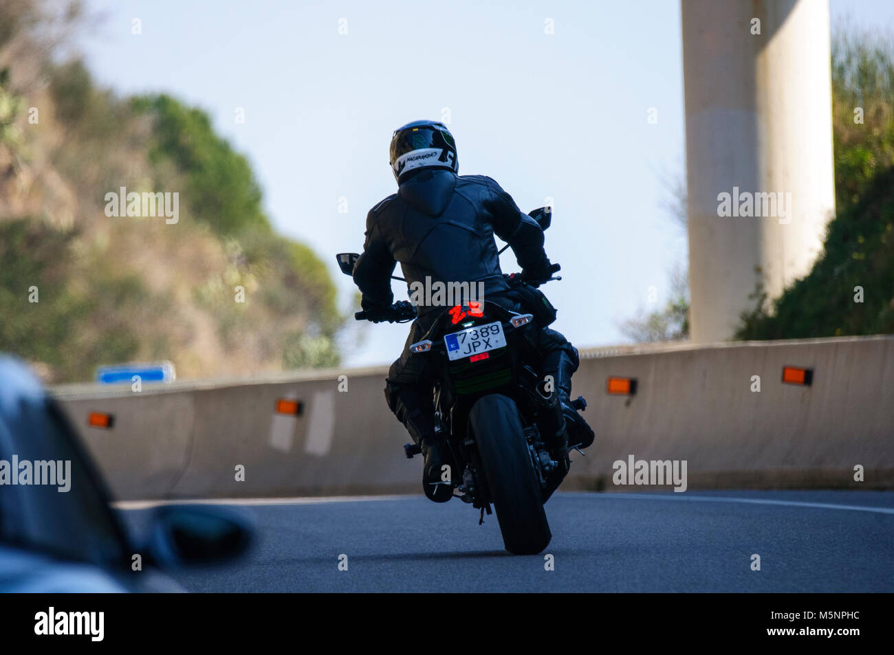 Weekend time, sport, riding, cycling, motorcycling, for fun Stock Photo