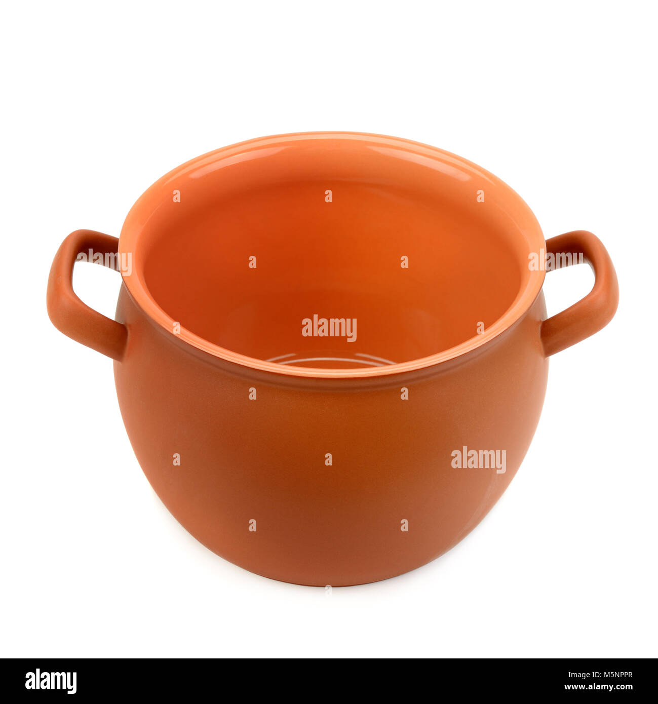 clay pot isolated on white background Stock Photo - Alamy