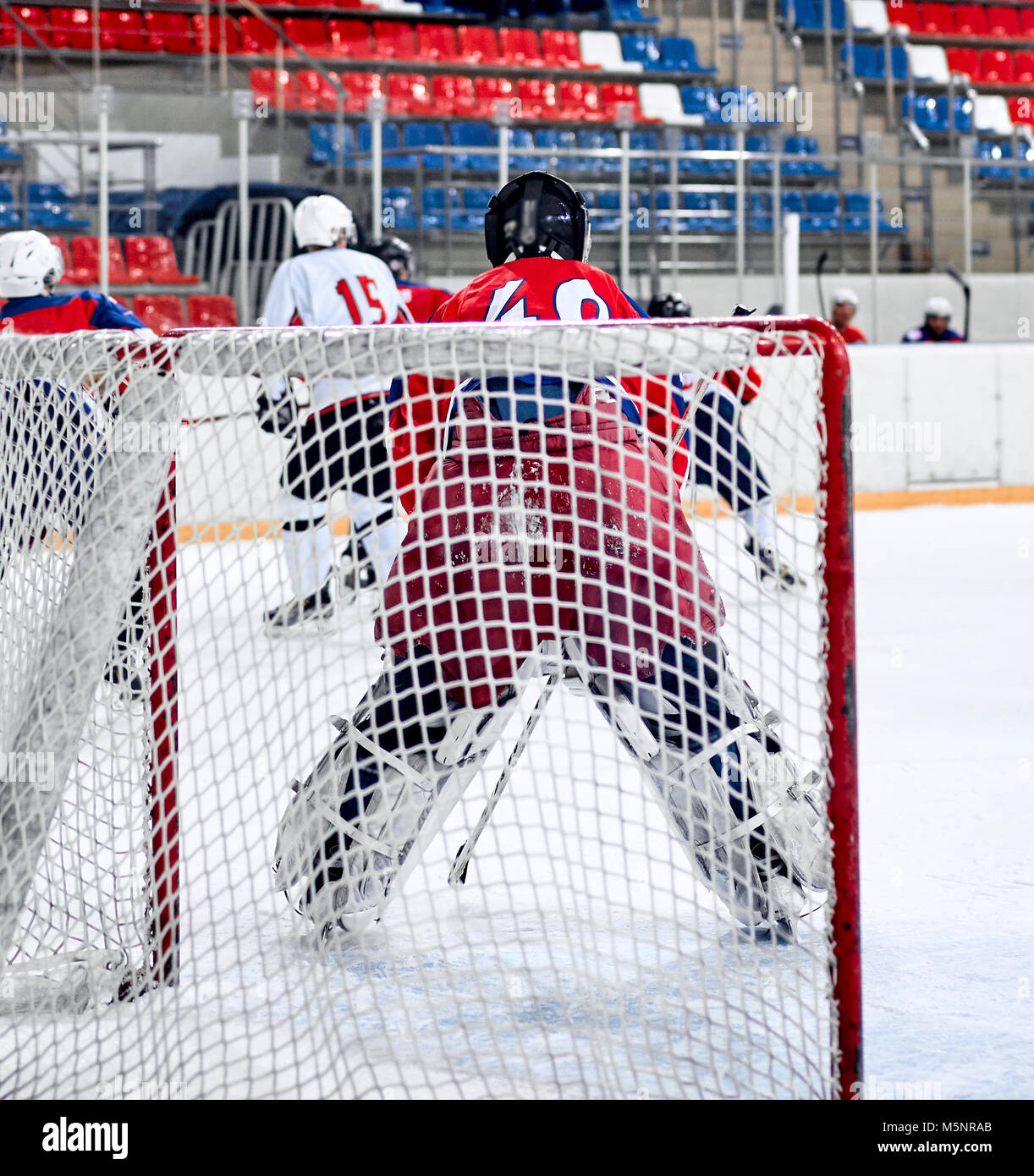 Hockey goalie in the world Stock Photo Alamy