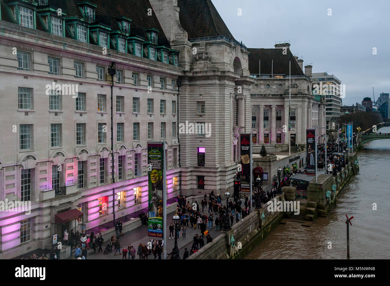 The County Hall Building, South Bank, London, UK Stock Photo - Alamy