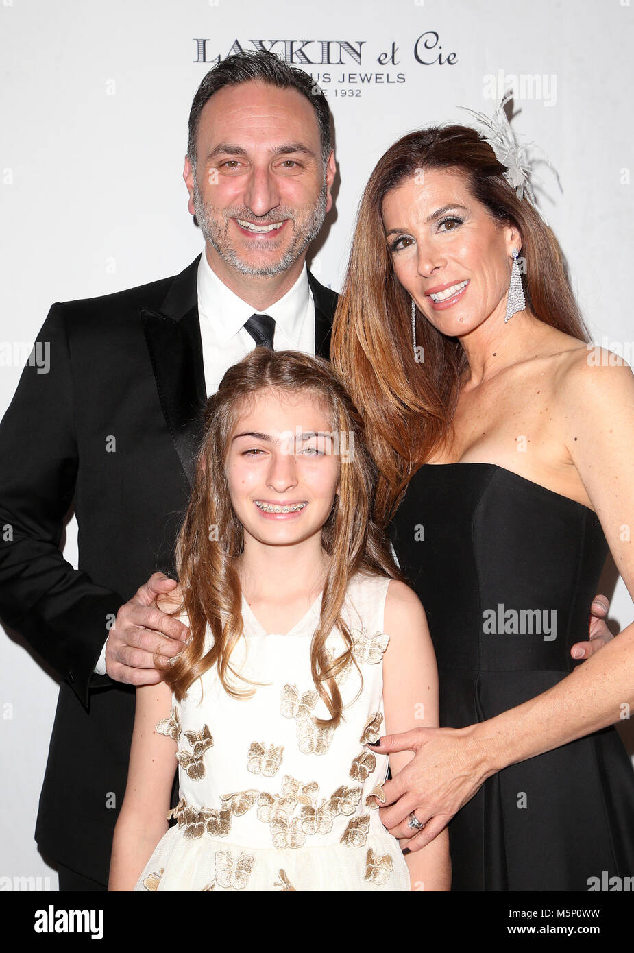 BEVERLY HILLS, CA - FEBRUARY 24: Kirsten Sarkisian, Family, at the 12th