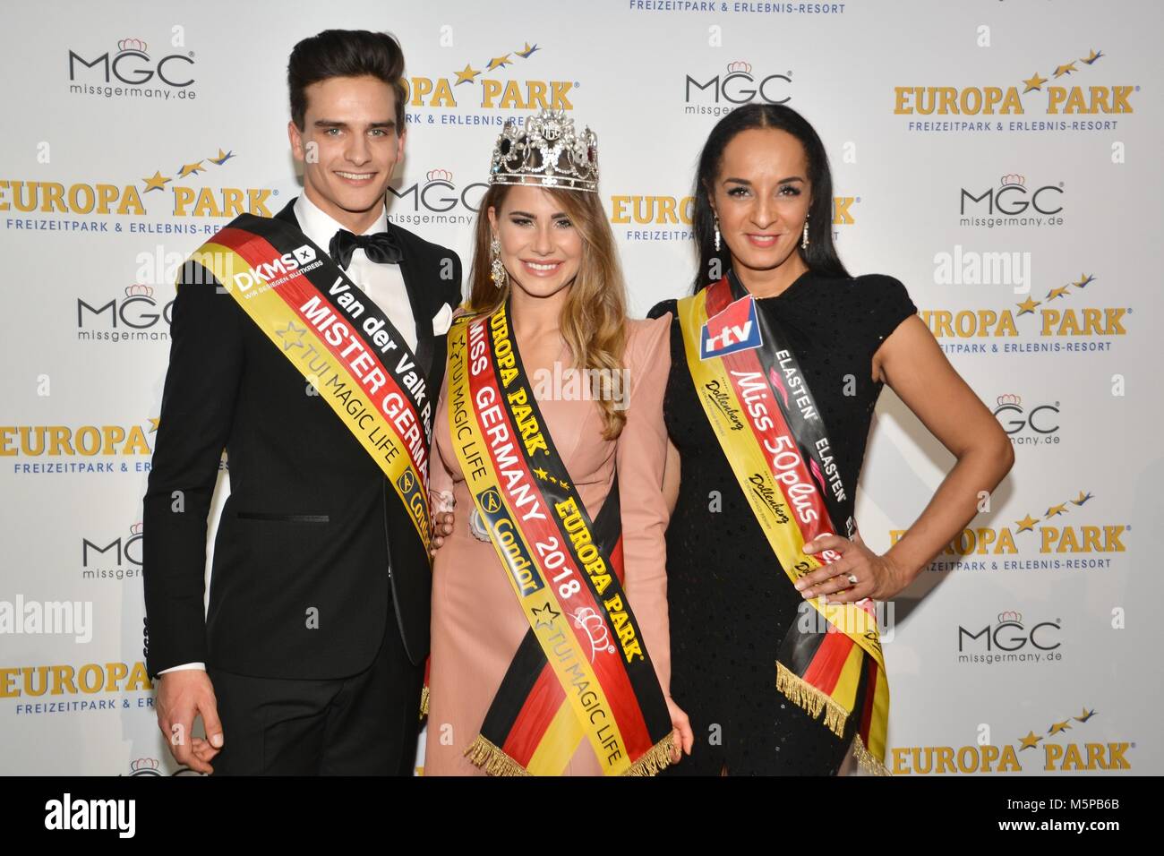 Rust, Germany, 24th February, 2018, 'Miss Germany - The Final 2018' Credit: mediensegel/Alamy Live News Stock Photo