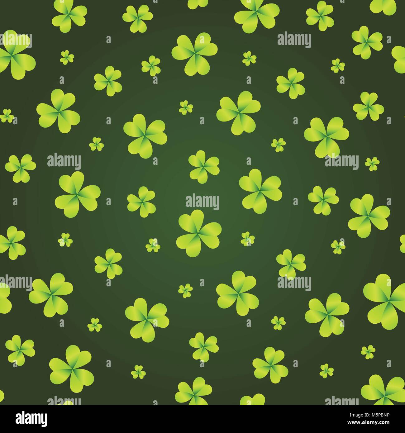 Shamrock Background St. Patricks Day Wallpaper Seamless Pattern With ...