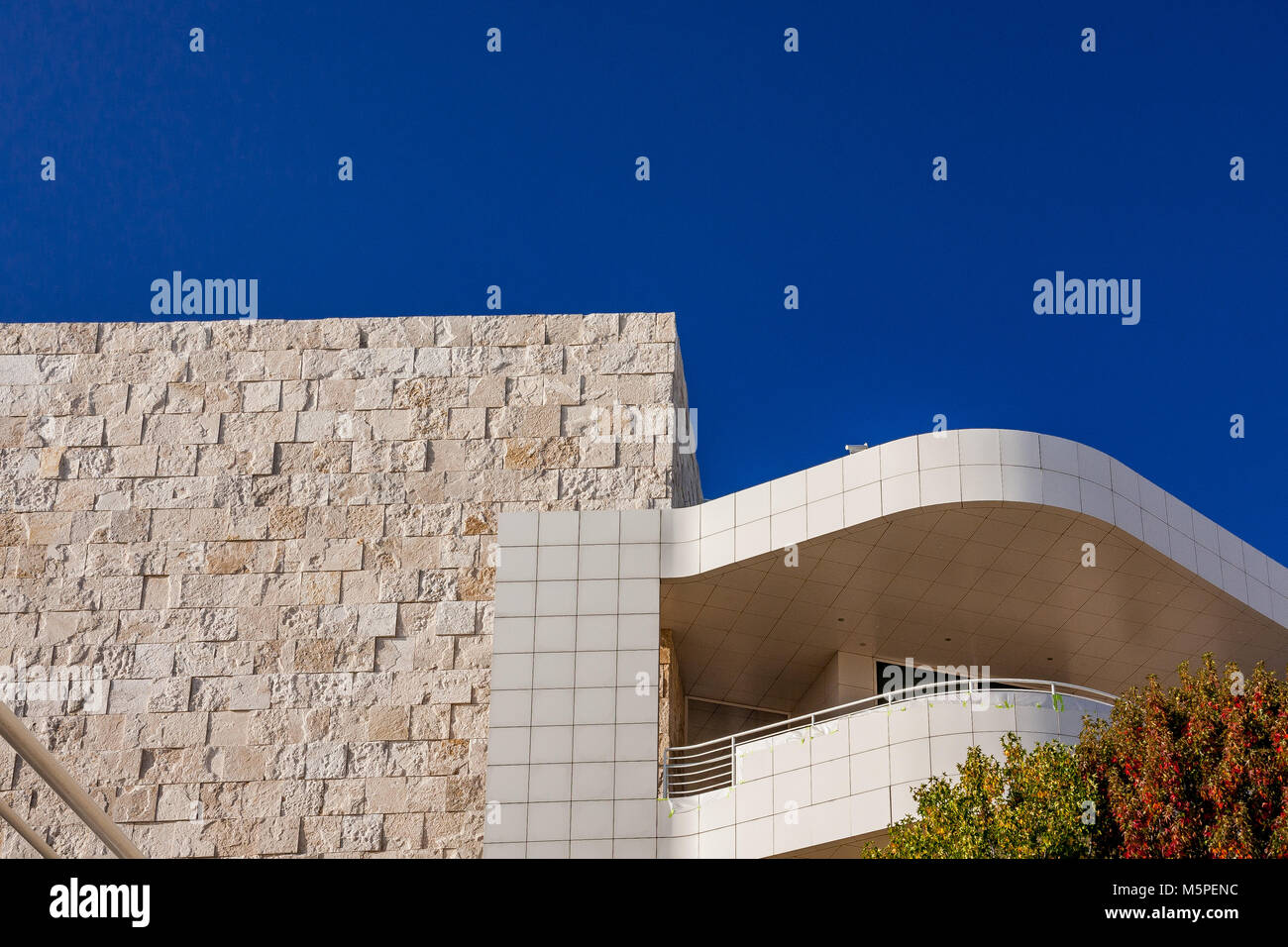 The Getty Center ,Museum and art gallery in Brentwood, Los Angeles California,USA Stock Photo