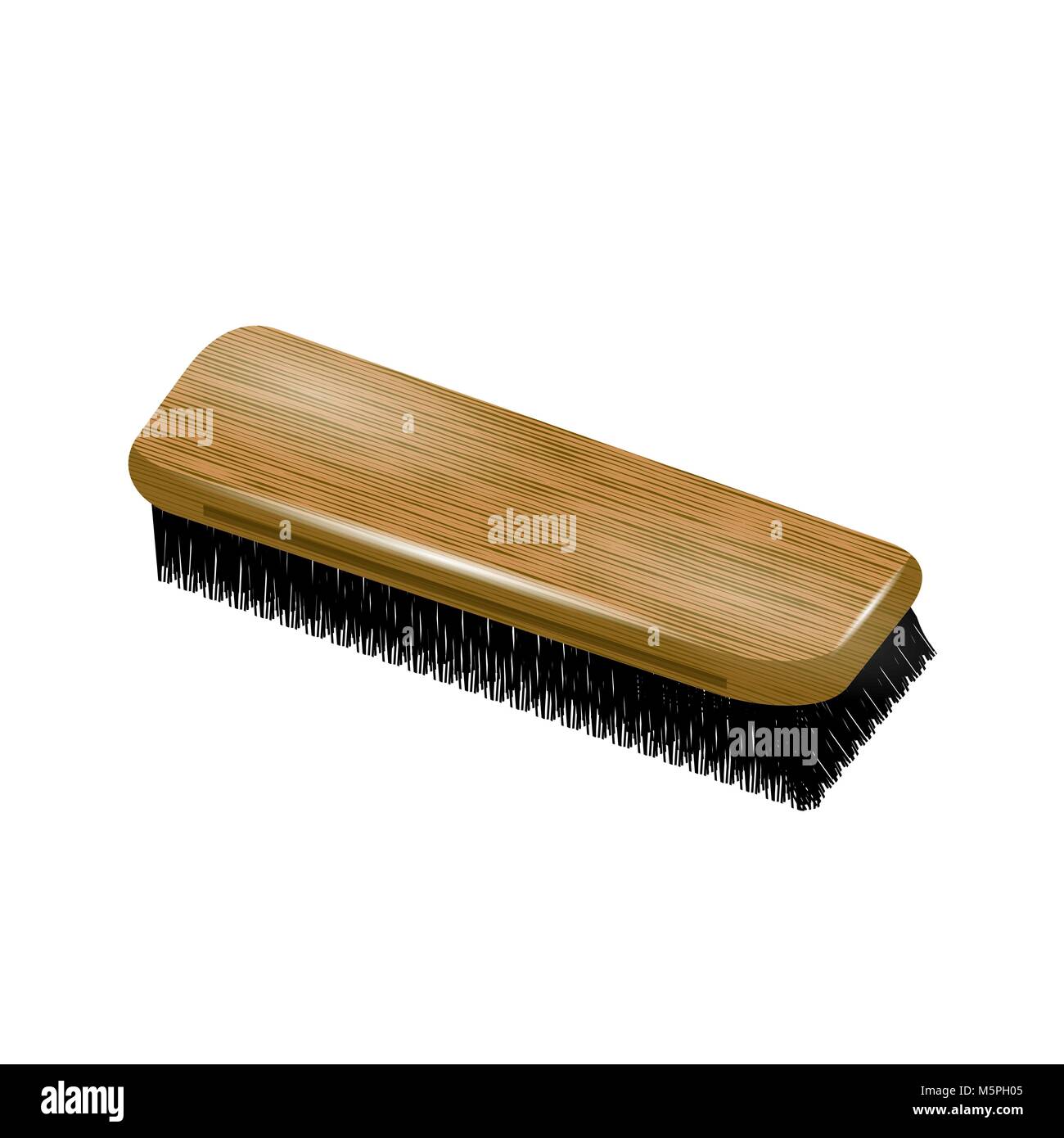Clothes Brush Isolated Stock Vector