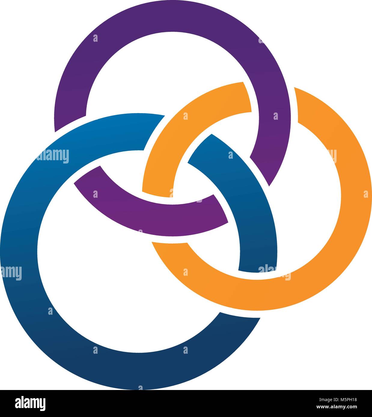 Circle Link Connection Stock Vector Image & Art - Alamy