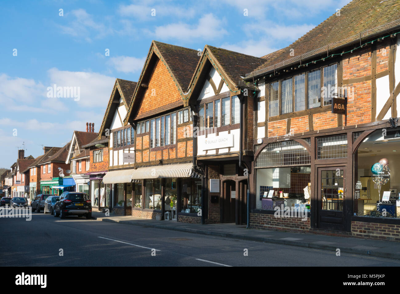 West Street in Haslemere town centre, Surrey, UK Stock Photo