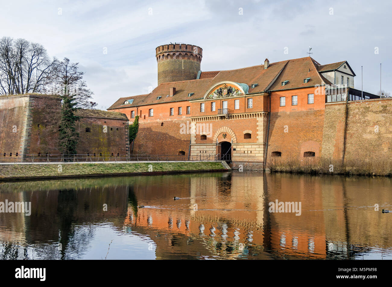 Spandau Citadel, one of the best preserved Renaissance military structures of Europe, now a museum. The part of the bastion Koenig (king bastion) Stock Photo