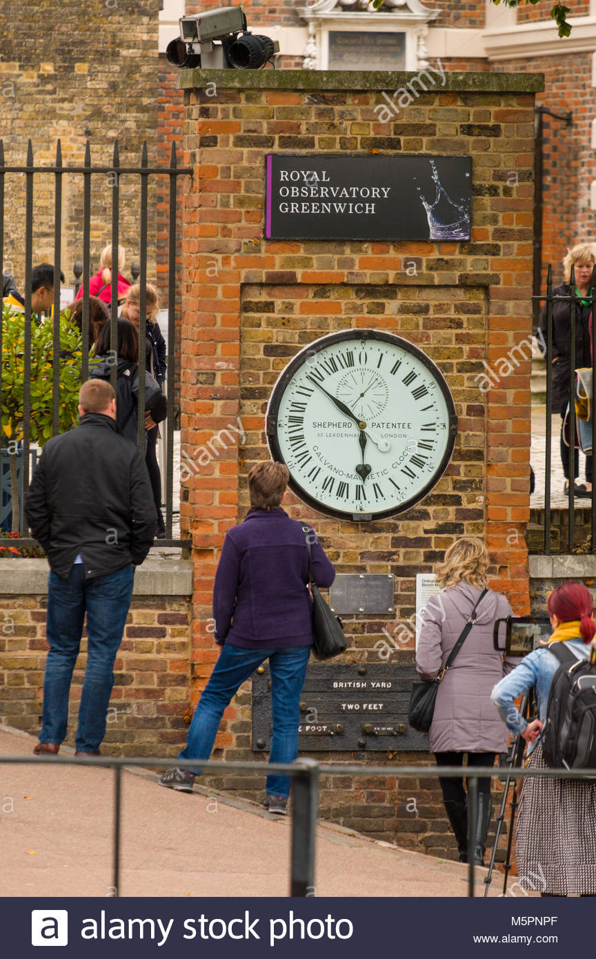 Royal Greenwich Observatory Clock High Resolution Stock Photography and ...