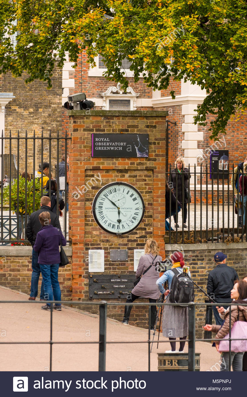 Royal Greenwich Observatory Clock High Resolution Stock Photography and ...