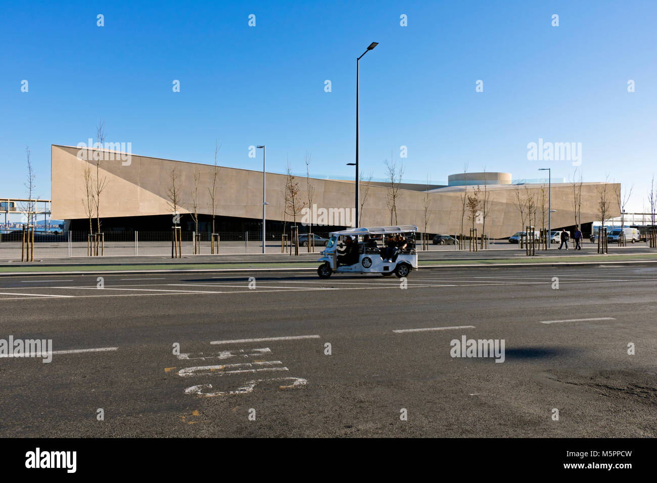The new cruise terminal in Lisbon, Portugal Stock Photo
