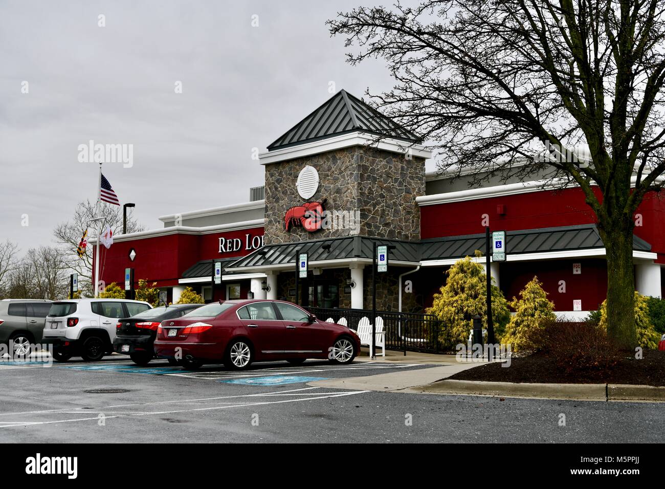 Red Lobster seafood restaurant, Columbia, MD, USA Stock Photo