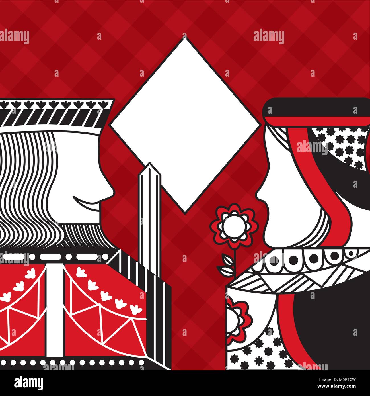 Alice And Red King High Resolution Stock Photography and Images - Alamy