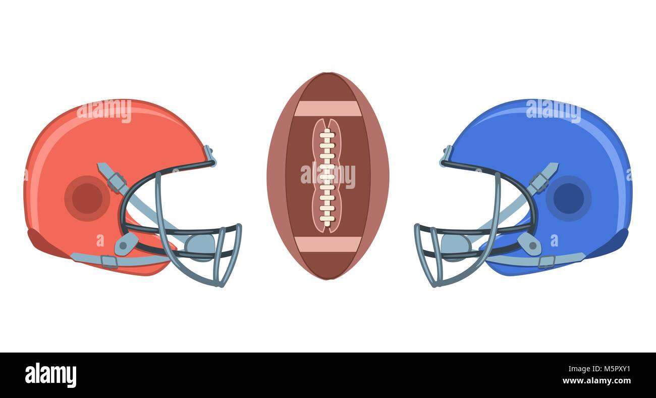 Helmets and ball set Stock Vector Image & Art - Alamy