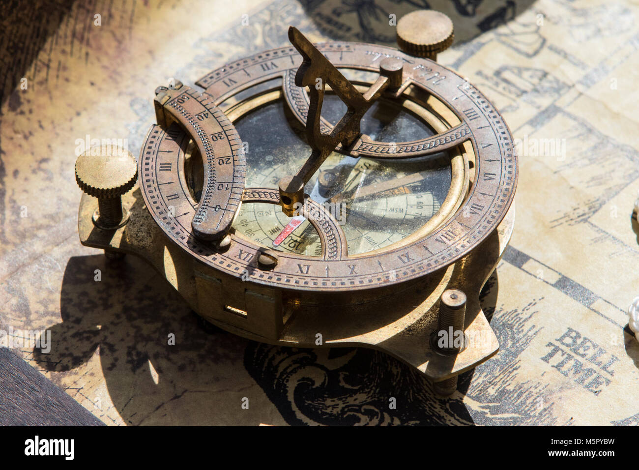 28 Brass Sundial Compass Stock Photos, High-Res Pictures, and