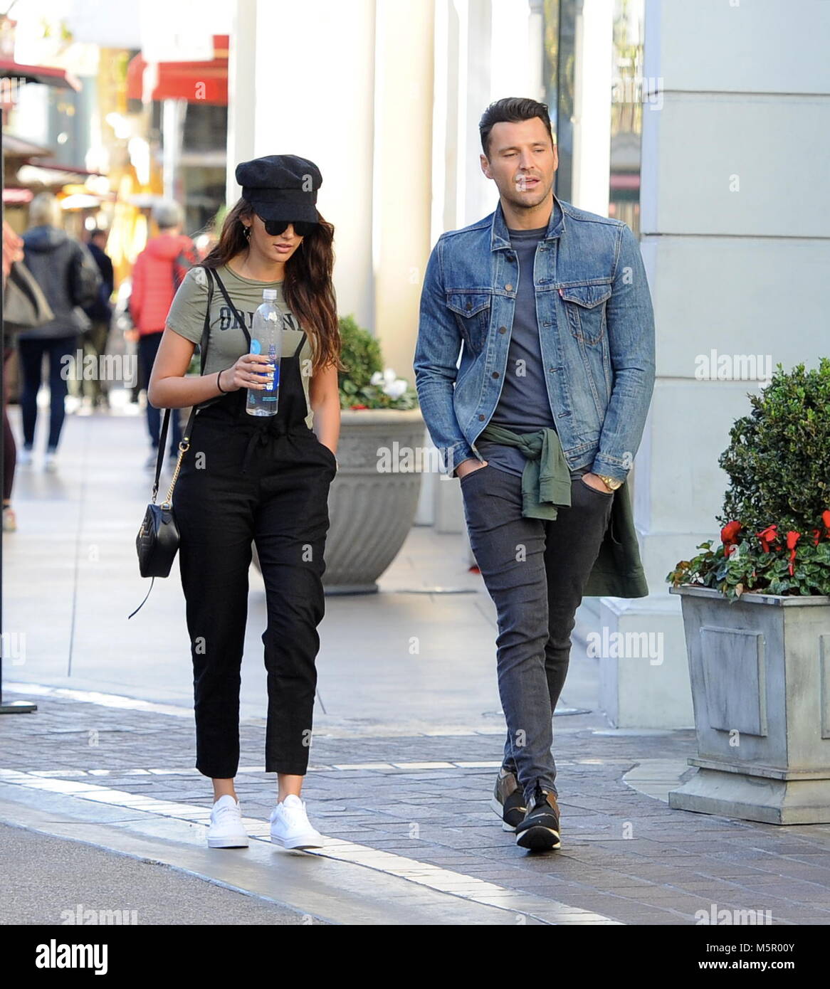 Mark Wright and wife Michelle Keegan go shopping at The Grove Featuring:  Mark Wright, Michelle Keegan Where: Los Angeles, California, United States  When: 25 Jan 2018 Credit: WENN Stock Photo - Alamy