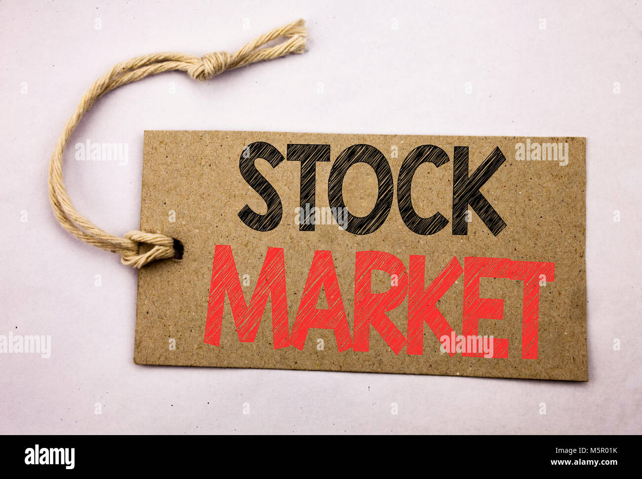 Hand writing text caption inspiration showing Stock Market. Business ...
