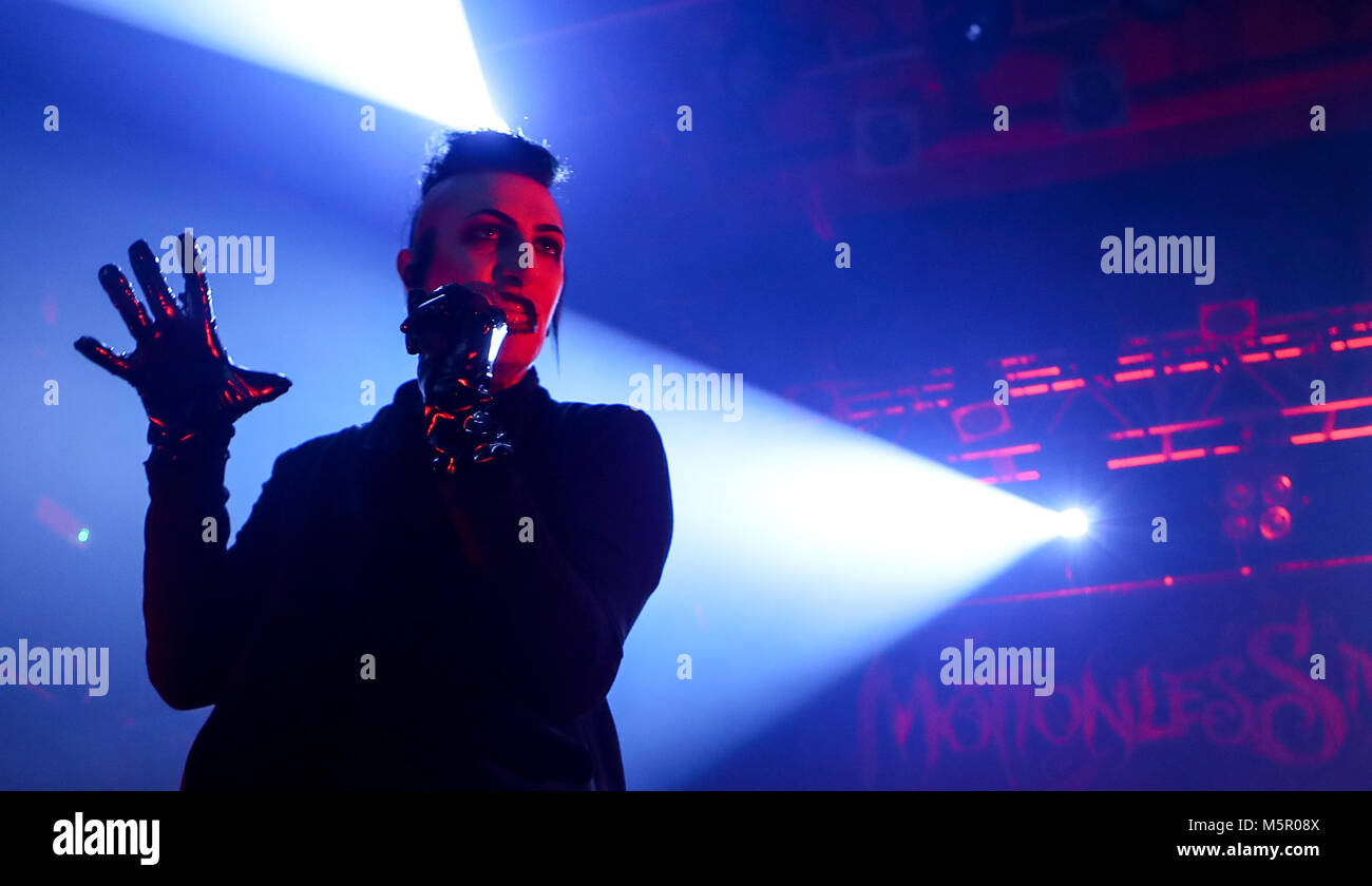 Motionless in White perform live at Koko in London's Camden Town during